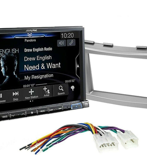 Alpine INE-W987HD Navigation, Apple CarPlay, & Android Auto Car Radio Stereo + install Kit for 2007-2011 Toyota Camry