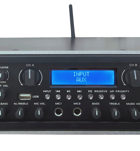 MR DJ AMP10000DSP 2Ch Class AB 10000W PA DJ Power Amplifier Onboard DSP Bluetooth USB