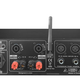 MR DJ AMP5000DSP 2Ch Class AB 5000W PA DJ Power Amplifier With Onboard DSP Bluetooth USB