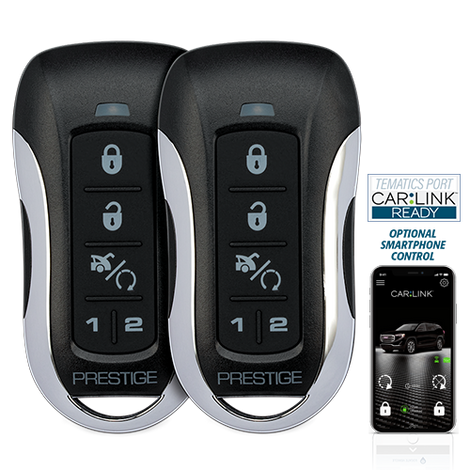 Prestige APS787Z One-Way Remote Start / Keyless Entry and Security System with up to 1 Mile Operating Range