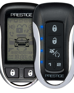 Prestige APS997ZLR Two-Way LCD Confirming Remote Start & Alarm 1-Mile Range