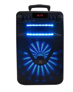 MR DJ ART Bluetooth Speaker 12" Portable Speaker with Bluetooth/Rechargeable Battery and App Control