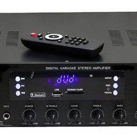 Mr. Dj AS305 Hybrid Pre Amplifier Built-in Bluetooth USB/SD Card Reader AM/FM Tuner 1000 Watts p.m.p.o