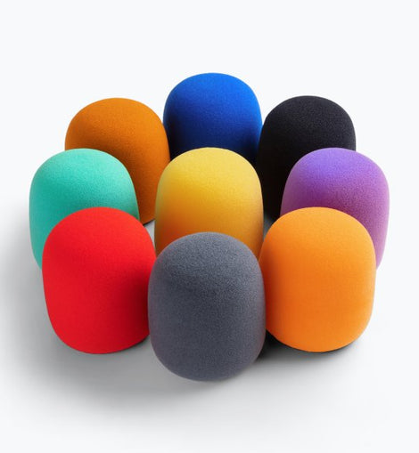 On-Stage ASWS58C9 Windscreen Pack - 9 Pack