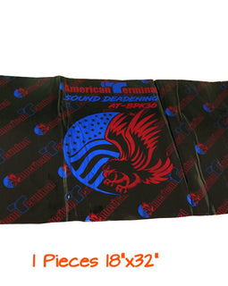 American Terminal AT-BPK4-1 1 Sheet 18" x 32" Sound Deadening Noise Insulation Vibration Dampening Material Bulk Kit