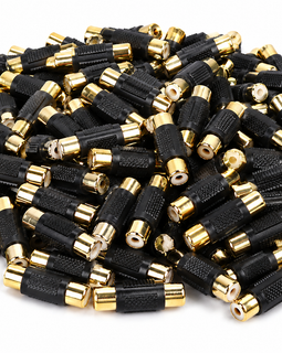 American terminal ATFF-100B-100 Gold RCA Female-to-Female Coupler Adapter 100 Pack