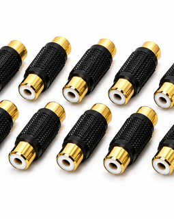 American terminal ATFF-100B-10 Gold RCA Female-to-Female Coupler Adapter 10 Pack