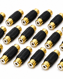 American terminal ATFF-100B-20 Gold RCA Female-to-Female Coupler Adapter 20 Pack