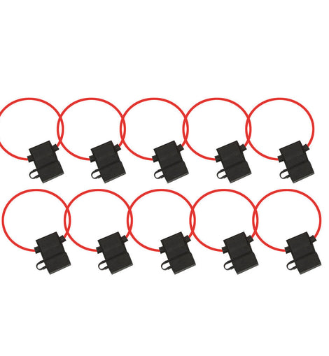 Install Bay ATFH16MC-10 ATM Fuse Holder With Cover 16 Gauge - Package of 10
