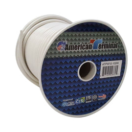 American Terminal ATPW10-100W 10GA 100' White Primary Remote Power Ground Wire