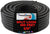 American Terminal 100 Feet Black 3/8" Split Loom Split Wire Loom Conduit Corrugated Plastic Tubing Sleeve for Various Automotive, Home, Marine, Industrial Wiring Applications, Etc.