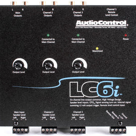 Audio Control LC6i<br/> 6 Channel Line Out Converter with Internal Summing for add aftermarket amps to a factory system