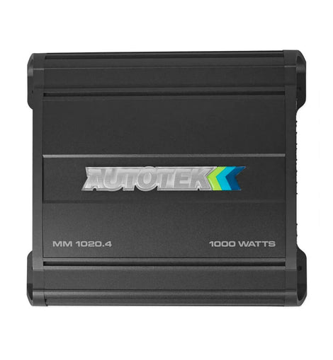 AUTOTEK MM1020.4 1000W Max (500W RMS) 4-Channel Class A/B Amplifier w/ Remote Level Control