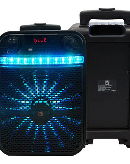 2 MR DJ ACE 15" Portable Speaker with Bluetooth/Rechargeable Battery