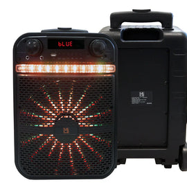 MR DJ ACE Bluetooth 15" Portable Speaker Rechargeable Battery