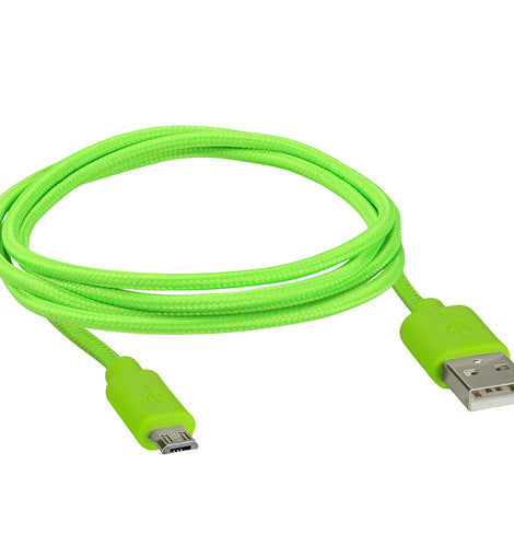 Axxess AXMROB-GN 3 Foot Replacement Micro B Cables - Green