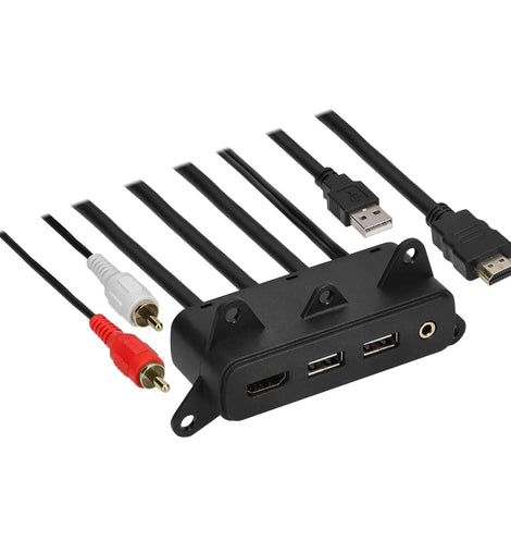 Axxess AXUSB-CH2 USB/AUX/HDMI Replacement Panel 3 Feet - Chrysler/Dodge/Jeep 2015-Up