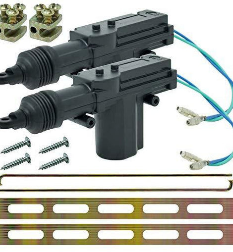 ABSOLUTE Power Door Lock Kit Universal Car Actuators 12-V Motor (2 Pack)