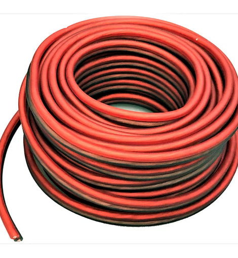 Marine Red/ Black 25 Ft True 14 Gauge Marine Car, Home Audio Speaker Wire Cable