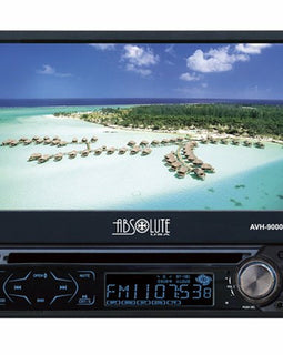 Absolute AVH9000 7" SINGLE DIN IN DASH MOTORIZED DVD / CD / MP3 / USB /TOUCH