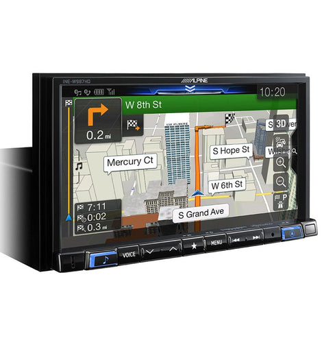 Alpine INE-W987HD Double DIN Bluetooth Built-in GPS Navigation CarPlay  Android