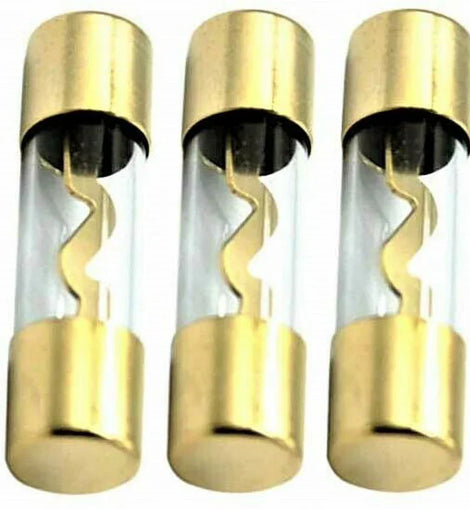 Absolute AGU40-5 40 Amp Gold-Plated AGU Glass Fuse (10 Pack)