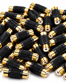 American terminal ATFF-100B-50 Gold RCA Female-to-Female Coupler Adapter 50 Pack