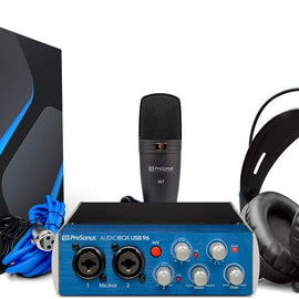 PreSonus AudioBox 96 Studio Hardware and Software Recording Bundle 25th Anniversary Edition