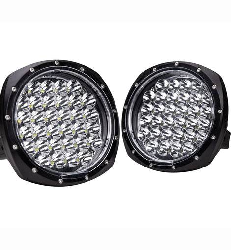 AUTOTEK ATO7RV1 7-inch Round LED Lights, outdoor rated 14,000 lumen.