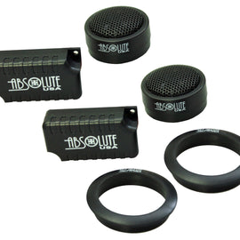 Absolute TW250 Pro Series 1-Inch 250 Watts Ferrite Silk Dome Component Tweeters