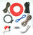Complete 4000W 0 Gauge Car Amplifier Installation Wiring Kit Amp PK1 0 GA