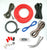 Absolute KIT0R4000 1/0 Gauge Amplifier Installation Wiring Kit 4000W Complete Amp Install Kit