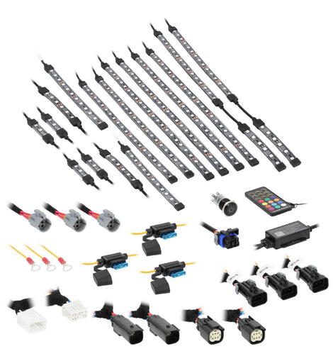 Saddle Tramp BC-CHASE-K1 16-Piece Chasing LED Strip Kit