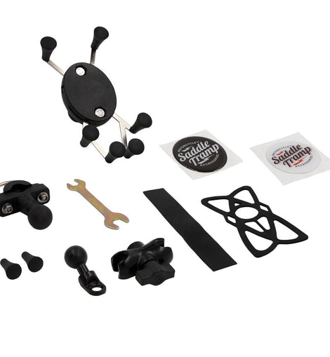 Saddle Tramp BC-MC6FPM Hex-Grip Phone Mount for Motorcycles