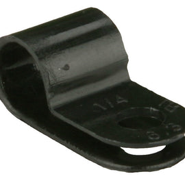 Install Bay BCC14 Black Cable Clamps 1/4 Inch - Package of 100