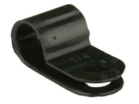 Install Bay BCC34 Black Cable Clamps 3/4 Inch - Package of 100