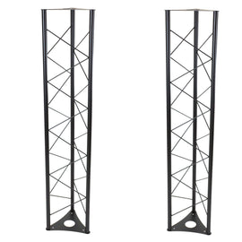 2 MR DJ LSBT5-10 5FT X 10" Triangle Bolted Truss Extension Heavy Duty DJ Lighting Truss Segment