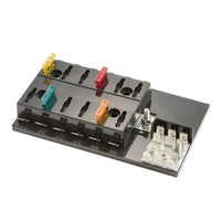 Install Bay BLC-112-G Fuse Block ATC 12 Position Block with Grounding Pad
