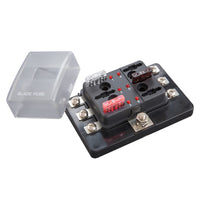 Install Bay BLR-I-506 Fuse Block ATC With Indicating LEDs - 6 Position - Screw Terminals