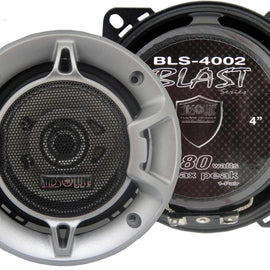 4 Inches 2- Way Car Speakers 480 Watts Max Power