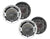 2 Absolute USA BLS-6503 Blast Series 6.5 Inches 3 Way Car Speakers 640 Watts Max Power
