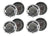 Absolute USA 4 X BLS-6503 Blast Series 6.5 Inches 3 Way Car Speakers 640 Watts Max Power