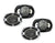 2 Pair Absolute BLS-6904 6 x 9" Blast Series 4 Way Car Speakers 800 Watts