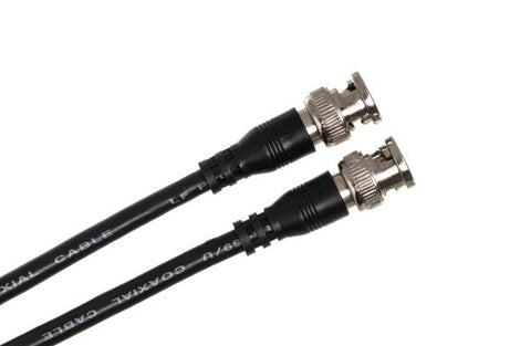 Hosa BNC-59-115 75-ohm RG-59/U BNC to BNC Coax Cable - 15 foot
