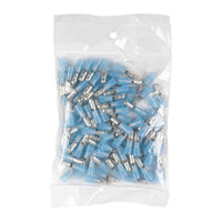 Install Bay BNMB180 Blue Nylon Male Bullet Connector 16-14 Gauge .180 100P