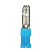 Install Bay BNMB Blue Nylon Male Bullet Connector 16-14 Gauge .156