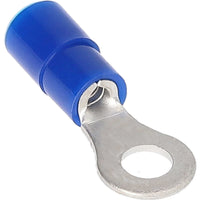 Install Bay BNRT8 Blue Nylon Ring Terminal 16-14 Gauge #8 - Package of 100