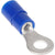 Install Bay BNRT8 Blue Nylon Ring Terminal 16-14 Gauge #8 - Package of 100