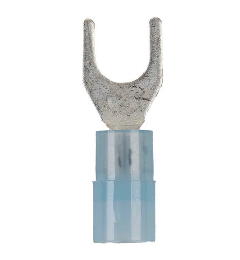 Install Bay BNST10 Blue Nylon Spade Terminals 16-14 Gauge #10 - Package of 100