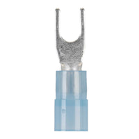 Install Bay BNST6 Blue Nylon Spade Terminals 16-14 Gauge #6 - Package of 100
